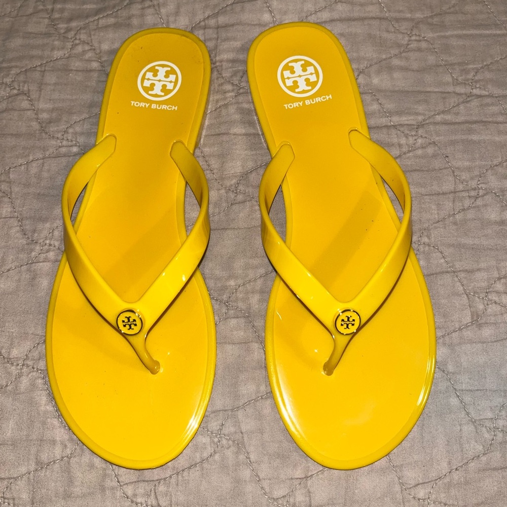 Tory Burch studded jelly thong sandal